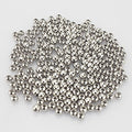 LolliBeads (R) Platinum Smooth Round Metal Beads 4 mm 600 Pcs - color: Platium 600 Pcs 4mm