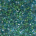John Bead 8/0 Czech Glass Seed Beads 22 Grams Retro Blue Mix for DIY Arts Crafts Jewelry Bracelets Necklaces Earrings Phone Charm Making - color: Retro Blue Mix