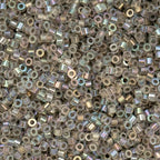 John Bead 25g Cylin Beads Grey Glow in Dark AB 11/0 Glass Cylindrical Seed Beads for Jewelry Bracelets Necklaces Earrings Making Embroidery - color: Grey Glow in Dark AB