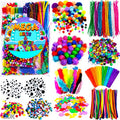 GoodyKing Arts and Crafts Supplies for Kids - 1170Pcs+ Craft Art Supply Kit for Toddlers Kids Craft Supplies & Materials Age 4 5 6 7 8 9 - Christmas D.I.Y. Crafting School Supplies - size: Large