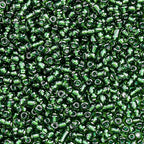 2000pcs Glass Seed Beads Bulk, 4mm 6/0 Mini Pony Spacer Small Individual Color Seed Beads for DIY Bracelet Necklaces Wrist Jewelry Making, Frosted Silver Green - color: Frosted Silver Green