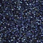 Miyuki Delica Seed Beads – Size 11/0 (1.6 mm), DB2386, Fancy Lined Han Blue, 7.2 g, Approx. 1440 Beads, Made in Japan - color: DB2386 - Fancy Lined Han Blue
