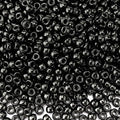 QPIXVB 1100PCS Pony Beads Black,Beads for Jewelry Making,Friendship Bracelet Kit Bead for Bracelets Making,Bulk Plastic Hair Bead for Crafts - color: black beads