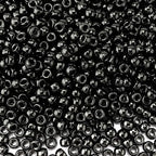 QPIXVB 1100PCS Pony Beads Black,Beads for Jewelry Making,Friendship Bracelet Kit Bead for Bracelets Making,Bulk Plastic Hair Bead for Crafts - color: black beads