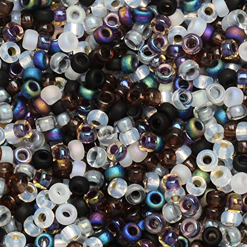 Miyuki Round Seed Beads, 15/0, 8.2 Gram Tube, 9MIX13 Pebblestone Mix