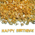 300+ Pieces 9x12mm Big Large Alphabet Letter Beads Charms A-Z Mixed Plastic Shape Loose Bead for Jewelry Making Bracelets Necklaces Key Chains (Golden) - color: Golden, size: 300 Pieces