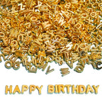 700+ Pieces 9x12mm Big Large Alphabet Letter Beads A-Z Mixed Plastic Shape Loose Beads for Jewelry Making Bracelets Necklaces Key Chains (Golden) - color: Golden, size: 700 Pieces