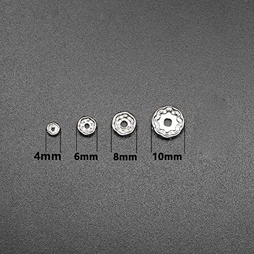200PCS Rondelle Spacer Beads 8mm Gold Plated Czech White Crystal Rhinestone for Jewelry Making - color: 200Pcs Gold Plated/White, size: 8mm