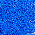 5000pcs Glass Seed Beads, 3mm 8/0 Small Individual Color Seed Beads Mini Pony Bulk for DIY Bracelet Necklaces Wrist Jewelry Making, Blue - color: Blue