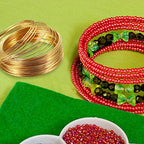 Huwujiu 400 Loops Jewelry Wire Memory Beading Wire Memory Steel Wire Cuff Bangle Bracelet for Art Creation Bracelet Necklace Jewelry Making Dolls and DIY Crafts Making