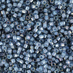 Miyuki Delica Seed Beads – Size 11/0 (1.6 mm), DB2384, Fancy Lined Teal Dark Blue, 7.2 g, Approx. 1440 Beads, Made in Japan - color: DB2384 - Fancy Lined Teal Dark Blue