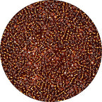5000pcs Glass Seed Beads Bulk,3mm 8/0 Craft Seed Beads Small Pony Beads for DIY Craft Projects Bracelets Necklace Jewelry Making - Brown Waist Beads Spacer Beads with Tweezers - color: Brown, size: 3mm