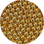 BONNY BOXX Quality Glossy ABS Imitation Pearl Beads with Hole 6/8/10MM Round Plastic Acrylic Spacer Bead for DIY Craft Jewelry Making Supplies (Gold, 6MM, 700pcs) - color: Gold, size: 6MM