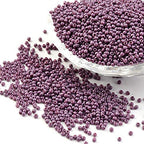 Craftdady 12/0 Opaque Round Glass Seed Beads 2mm Smooth Tiny Loose Pony Ball Spacer Beads About 2840Pcs MediumPurple for Jewelry Making Hole: 0.7mm - color: Opaque MediumPurple, 2mm