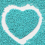 Bulk Turquoise Seed Beads 200 Grams About 6500pcs, 3mm 8/0 Glass Craft for Making Earrings, Bracelets, Pendants, Waist Jewelry,DIY Handmade Seed Beads（Turquoise ） - color: Turquoise, size: 3mm