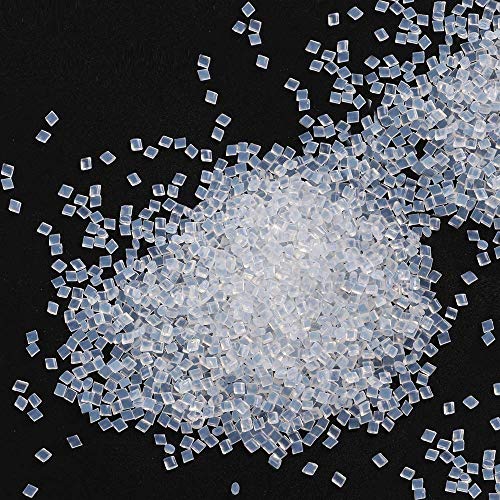 4600Pcs Italian Keratin Glue Granule Pellets Transparent Keration Glue Granule Bead for Hot Fusion Nail/I Tip Hair Extensions - color: 50Gram Italy White Keratin Glue, size: 4600 Count (Pack of 1)