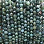 35pcs 10mm Moss Agate Beads Natural Gemstone Beads Round Loose Beads for Jewelry Making - color: Moss Agate, size: 10mm