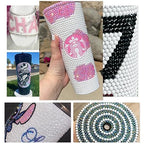 qiipii Pure White Resin Flatback Rhinestones for Crafting 2mm 3mm 4mm 5mm 6mm Solid White Flatback Jelly Stones Gems Diamonds for Face Eyes Makeup Tumblers Mugs Bottles DIY Crafts Clothes Shoes Phones - color: Pure White