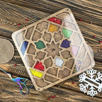 Wizardi Bead Organizer with Transparent Cover FLZB-093 Wonderland Crafts - color: Bead organizer