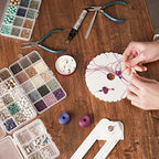 uxcell 1000Pcs Crimp Tube Beads, 2x2mm Brass Tube Crimp End Spacer Beads Tiny Stoppers for Bracelet Jewelry Making DIY, Copper - color: Copper, size: 2x2mm