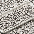 300pcs Cross Beads Acrylic Black Cross Bead Crosses Spacer Bead Bulk for DIY Crafting Necklace Bracelet Jewelry Making Keychain (Black) - color: black