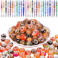 European Large Hole Beads Spacer Beads Charm Fairy Wands Beads Rhinestone Craft Beads for DIY Bracelet Jewelry Making (Sun) - color: Sun