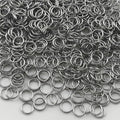 600pcs 8mm Stainless Steel Jump Rings Connector O Rings Accessories for Bracelet Necklace Earrings Lanyard Keychain DIY Craft Jewelry Making Supplies - size: 8mm