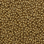 Czech 8/0 Glass Seed Beads 20 Grams 800 Pcs (Aztec Gold) - color: Aztec Gold