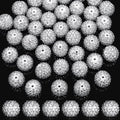 40 Pcs 20 mm Rhinestone Beads Bulk Crystal Round Disco Ball Chunky Bubblegum Beads for Pens Bracelets Charms Craft European Style Jewelry Making Supplies Christmas(White and Silver) - color: White and Silver
