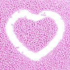8/0 Glass Seed Beads Bulk, Light Pink 3mm Tiny Round Craft Seed Bead, Small Mini Pony Beads for Jewelry Making Bracelet Necklace Wrist Beading Weaving Supplies, 2500pcs - color: Light Pink