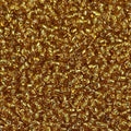 Czech 8/0 Silver Lined Glass Seed Beads 20 Grams 800 Pcs Multi Colors (Gold) - color: Gold