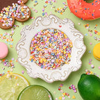 Airssory 3000 Pcs Handmade Polymer Clay Food No-Hole Slice Beads for Jewelry Making DIY Craftings - color: Food No-Hole Slice Beads_3000 Pcs