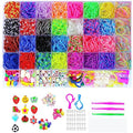 YUSLROB 2500+ Rubber Band Loom Bracelet Kit,Loom Bracelet Making kit,Best Gifts for Birthday and Christmas with, Rubber Band Refill Kit for