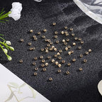 Beebeecraft 300Pcs 2.5mm Round Crimp Beads Real 14K Gold Filled Brass 1.6mm Hole Metal Rondelle Crimp Spacer Beads for Jewelry Making Necklace Bracelets Earring DIY Crafts - size: 2.5mm