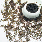 Coffee Color Glass Seed Beads 5000 Pcs, 3mm Small Craft Pony Beads Bulk for Bracelets, DIY Necklace Ring Waist Chain - color: Coffee