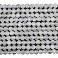 MJDCB 3mm Faceted Natural Blue Moonstone Round Loose Beads for Jewelry Making DIY Bracelet Necklace - color: Blue Moonstone