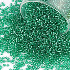 5100 Pcs Size 8/0 Glass Seed Beads, 3 mm Aqua Small Mini Spacer Loose Pony Beads for Jewelry Making and DIY Crafts - color: Aqua, size: Medium