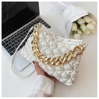 AUMEY Handbag Chain Straps Acrylic Purse Chain Strap Fashionable Replacement Purse Clutches Handles for Purse Handbags DIY Crafts, 18 inch of Each (MSL02-Gold) - color: Msl02-gold