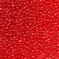 2000pcs Glass Seed Beads Bulk, 4mm 6/0 Mini Pony Spacer Small Individual Color Seed Beads for DIY Bracelet Necklaces Wrist Jewelry Making, Translucent Red - color: Translucent Red