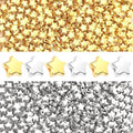Augshy 700Pcs Star Spacer Beads - 6mm Silver & Gold for Crafts, Jewelry Making, Birthday Party, Friendship & Hair Beads - style: Gold Silver Star Style