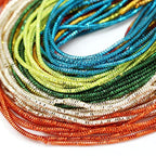 ECYC Ltd 10g 1.5mm French Bullion Wire, Spiral Copper Coil Wire French Coil Embroidery Wire French Metallic Wire Flexible Jewelry Wire for Embroidery, Beading, Jewelry Making, Garment Design - color: Light Rose Gold