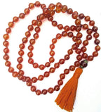 Zenkeeper 108 Pcs Carnelian Beads for Jewelry Making 8 MM Carnelian Loose Gemstones Stone Beads - color: Carnelian, size: 8MM, 108pcs