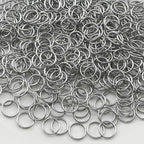 500pcs 10mm Stainless Steel Jump Rings Connector O Rings Accessories for Bracelet Necklace Earrings Lanyard Keychain DIY Craft Jewelry Making Supplies - size: 10mm