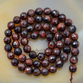 AD Beads Natural Gemstones Faceted Round Spacer Loose Beads 15.5'' 4mm to 10mm (6mm, Faceted Red Tiger's Eye) - color: Faceted Red Tiger's Eye, size: 6mm