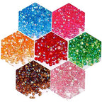3000 Pieces SS6 2mm Flatback Rhinestones AB Clear Round Gems Crystals for Nail Art DIY Crafts Clothes Shoes Bags （Transparent AB） - color: Transparent AB, size: SS6/2mm