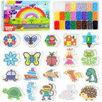 FUNZBO 13200 5mm Fuse Beads Kit - Fuse Beads Set with 20 pcs Special Shaped Pegboards, Home School Arts and Crafts Supplies for Kids, Birthday Gifts for Girls and Boys Age 5+ Years Old - size: 13200 pcs with Pegboards