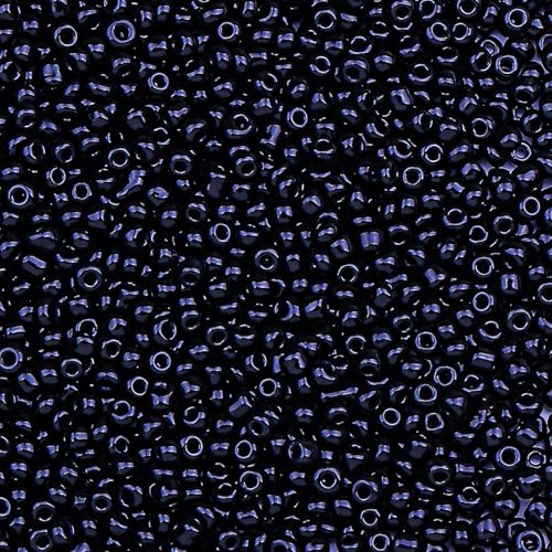 5000pcs Glass Seed Beads, 3mm 8/0 Small Individual Color Seed Beads Mini Pony Bulk for DIY Bracelet Necklaces Wrist Jewelry Making, Black - color: Black