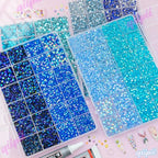 qiipii 8 Color 2-6mm Blue Jelly Resin Rhinestones w B7000 Jewelry Glue for Bedazzling Crafting Flatback Stones Gems Diamonds for Nails Face Eyes Makeup Tumblers Bottles DIY Crafts Clothes Shoes Phones - color: Light / Dark / Peacock Blue Series Rhinestone