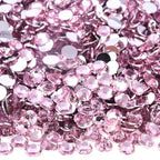 Blinginbox 50000pcs Flatback Rhinestones,Resin Non Hotfix Rhinestones Large Quantity Wholesale for Crafts DIY Creative Design,Clothes,Makeup,Nail Art (3mm=0.12",Lt.Pink) - color: Lt.Pink, size: 3mm=0.12"