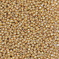 5000pcs Glass Seed Beads, 3mm 8/0 Small Individual Color Seed Beads Mini Pony Bulk for DIY Bracelet Necklaces Wrist Jewelry Making, Gold - color: Gold